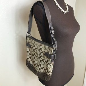 Coach || Brown Shoulder Crossbody Purse
